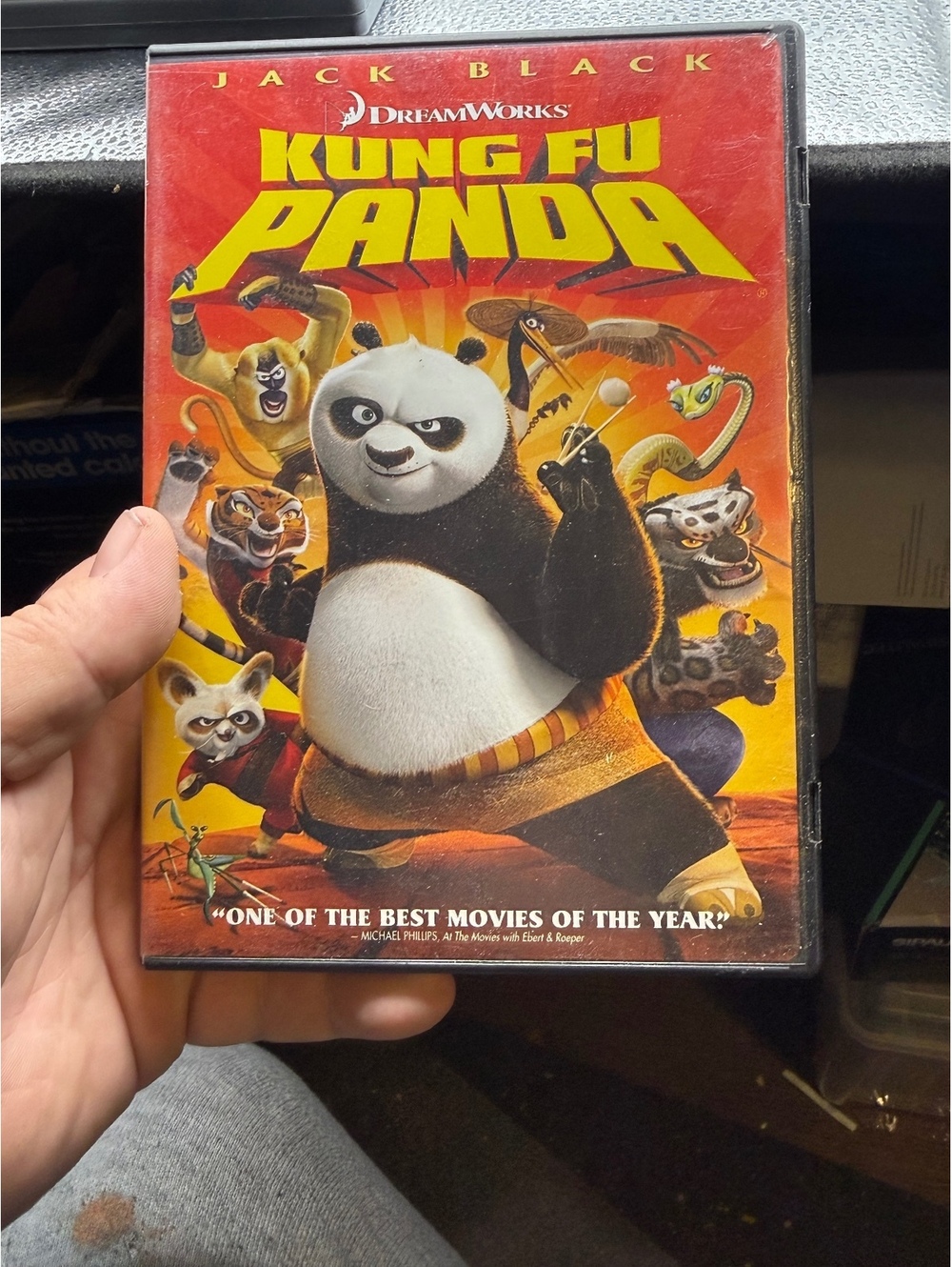 Kung Fu Panda DVD Movie Jack Black Voice